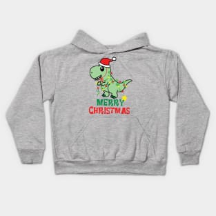 Merry Christmas TRex! Kids Hoodie